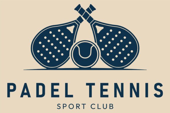 Padel Sport Logo Vector Graphic Template: Logos & Graphics