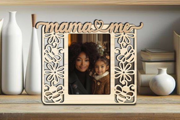 SVG Mama and Me Frame Photo Picture Love