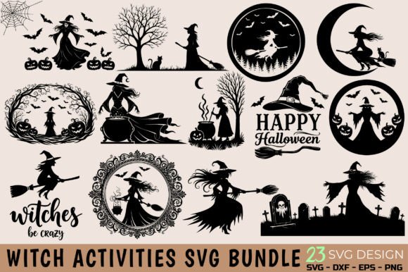 Witch Activities SVG Bundle: Graphics & Laser Engraving Review